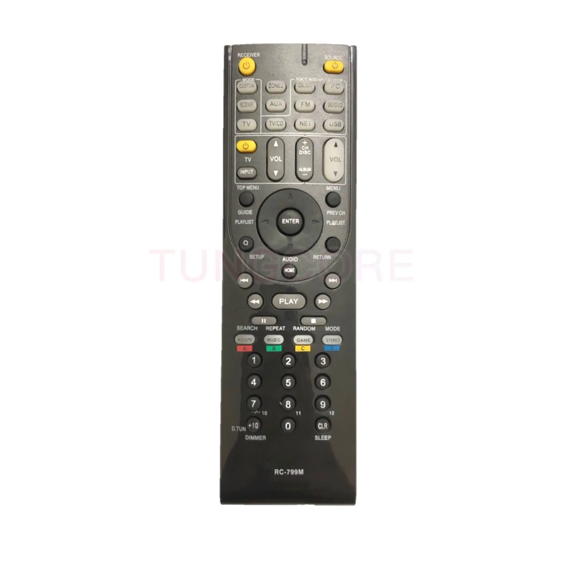 New AV Receiver Remote Control For ONKYO RC-799M RC-834M TX-NR414 TX-NR515 TX-NR717 TX-SR507S TX-SR507 | Электроника