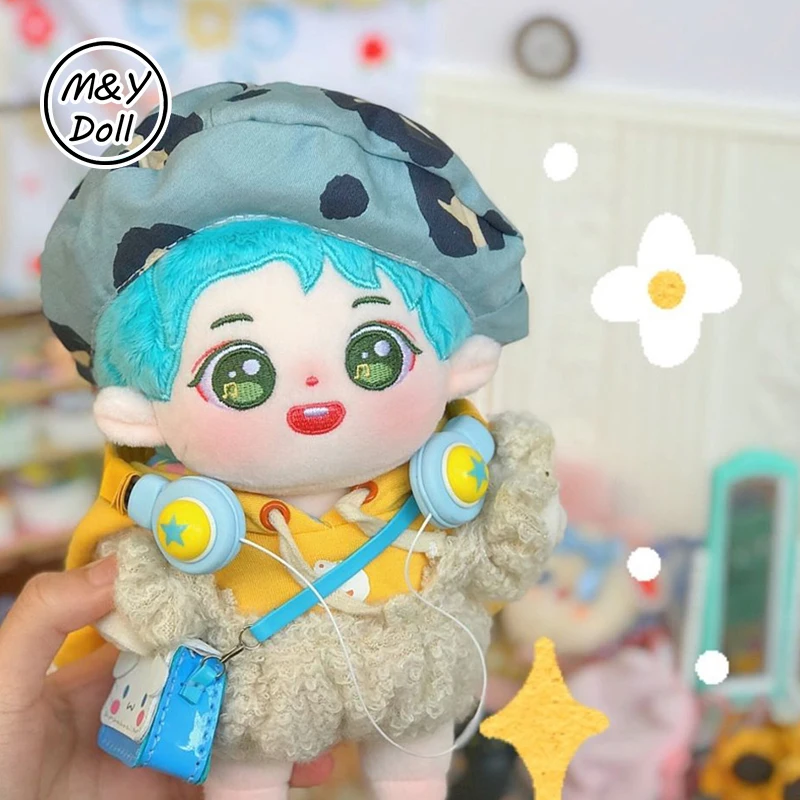 

20cm Plush Idol Figure Dolls Wang Yuan Roy Tfboys Suga Jimin Jungkook Jin RM Doll Accessories Fans Collection Birthday Gift