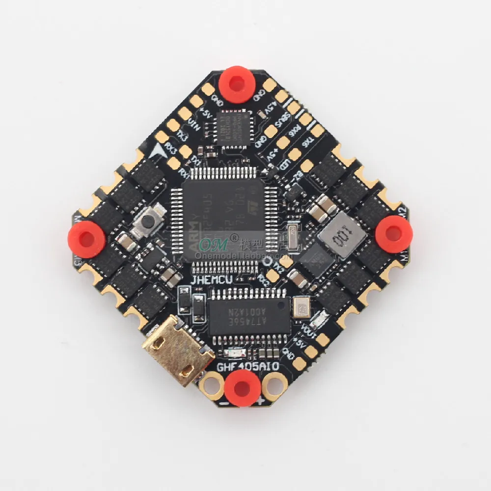 JHEMCU GHF405AIO 25A 35A бесщеточный контроллер полета FC BEC для зубочисток гоночного дрона F4