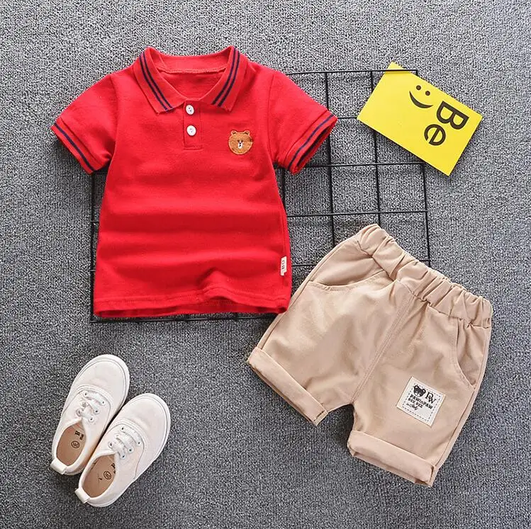 BibiCola/Новые летние комплекты одежды детские повседневные хлопковые спортивные костюмы для мальчиков, футболка+ шорты, штаны комплекты одежды из 2 предметов - Цвет: picture color