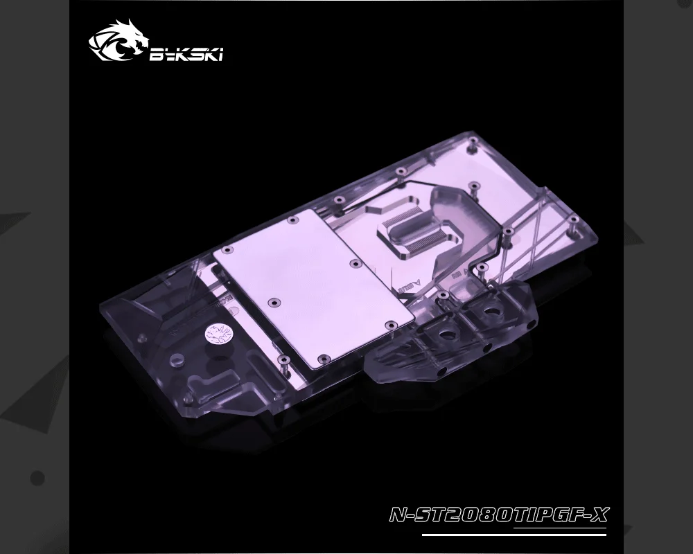 Bykski N-ST2080TIPGF-X, Full Cover Graphics Card Water Cooling Block, For Zotac RTX2080TI 8GD6 PGF OC  