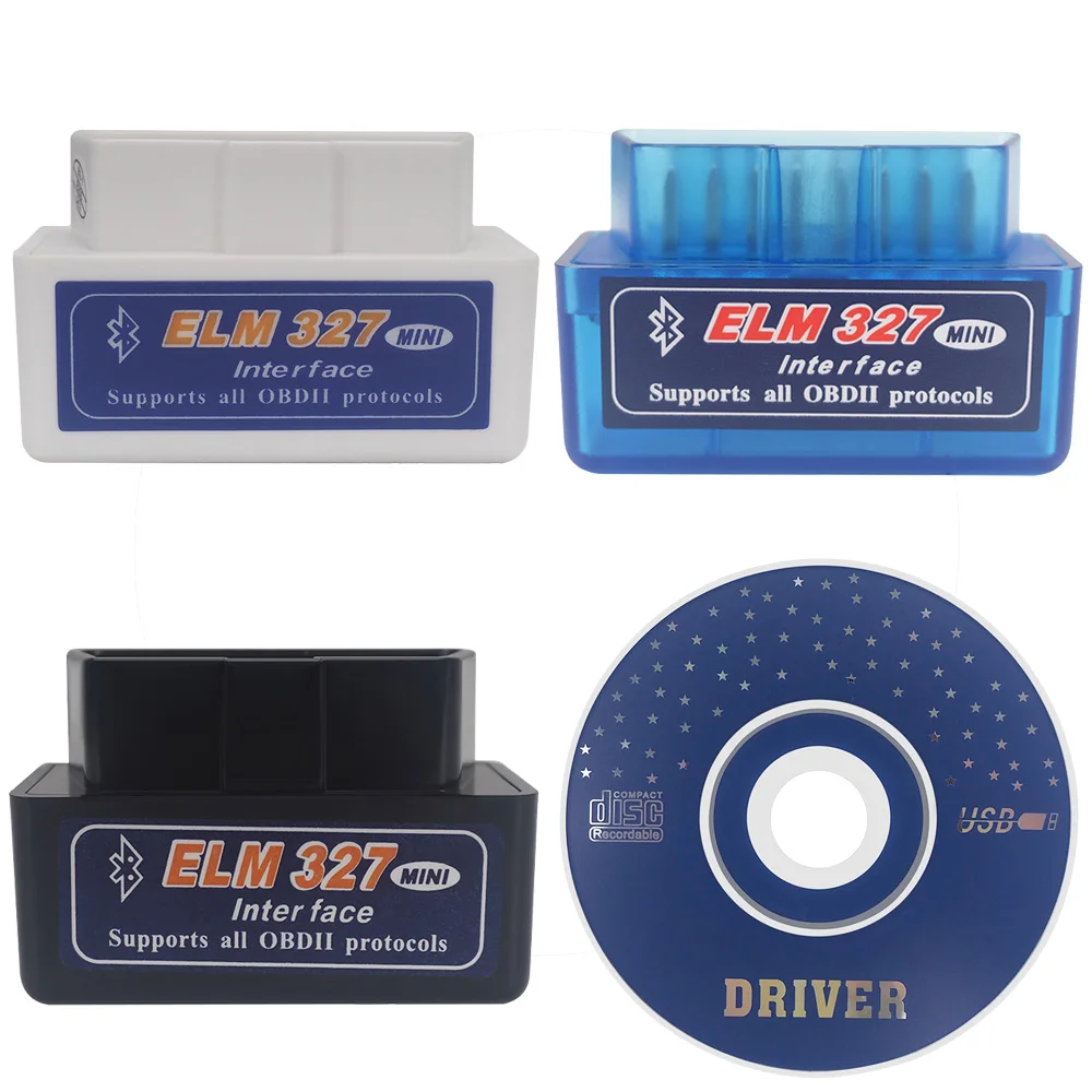 Elm327 V1.5 Bluetooth OBD2 II Android IOS сканер для Volkswagen VW Mercedes BMW Mitsubishi Suzuki Buick Kia Автомобильный