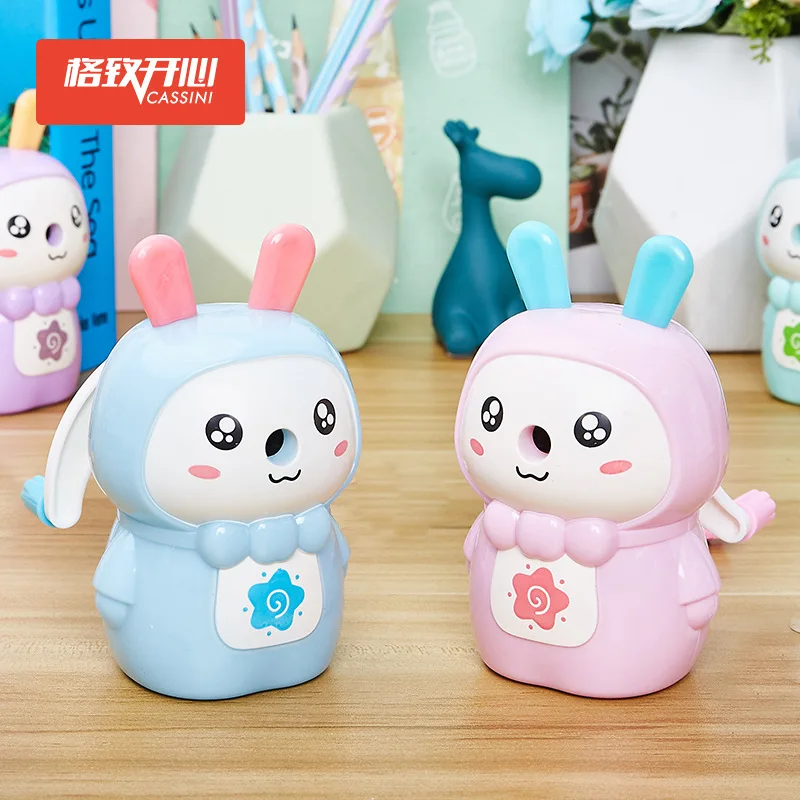 

Kawaii Rabbit Mechanical Pencil Sharpener Cute Bunny Pencil Cutter Rotary Pencil Sharpener School Supplies for Kids Students