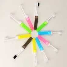 5pcsTravel зубная щетка, на ходу Складная особенность, мягкая щетка Портативная Складная Походная зубная щетка Складная