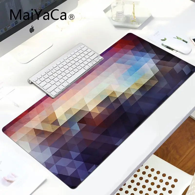 LockEdge 30x80cm MaiYaCa треугольный Коврик для компьютерной игровой мыши Комфортный коврик для мыши игровой коврик для мыши - Цвет: LockEdge 30x80cm