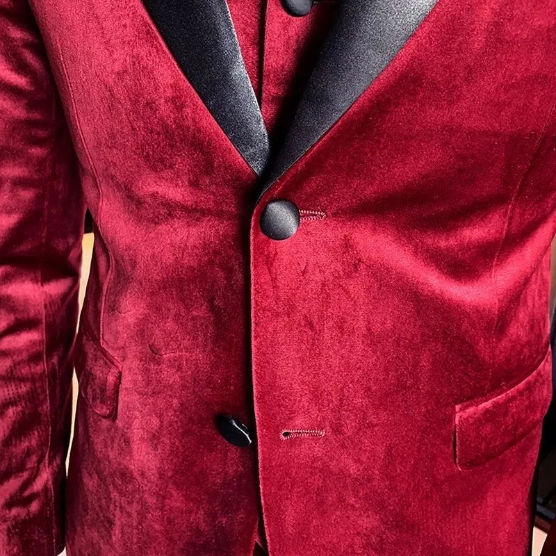 Wedding Elegant Suits Men Suit Terno 