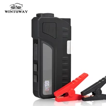 Многофункциональное автомобильное пусковое устройство аварийное QC быстрое зарядное устройство портативное зарядное устройство 12 В пусковое устройство для бустера светодиодный светильник