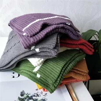 

women warm scarf knitting scarf knitting scarf students autumn/winter scarf thickening versatile students scarf