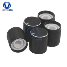 10 шт. алюминиевый сплав Половина вала отверстия крышки для KY-040 360 градусов Поворотный модуль кодера для Arduino кирпич сенсор переключатель