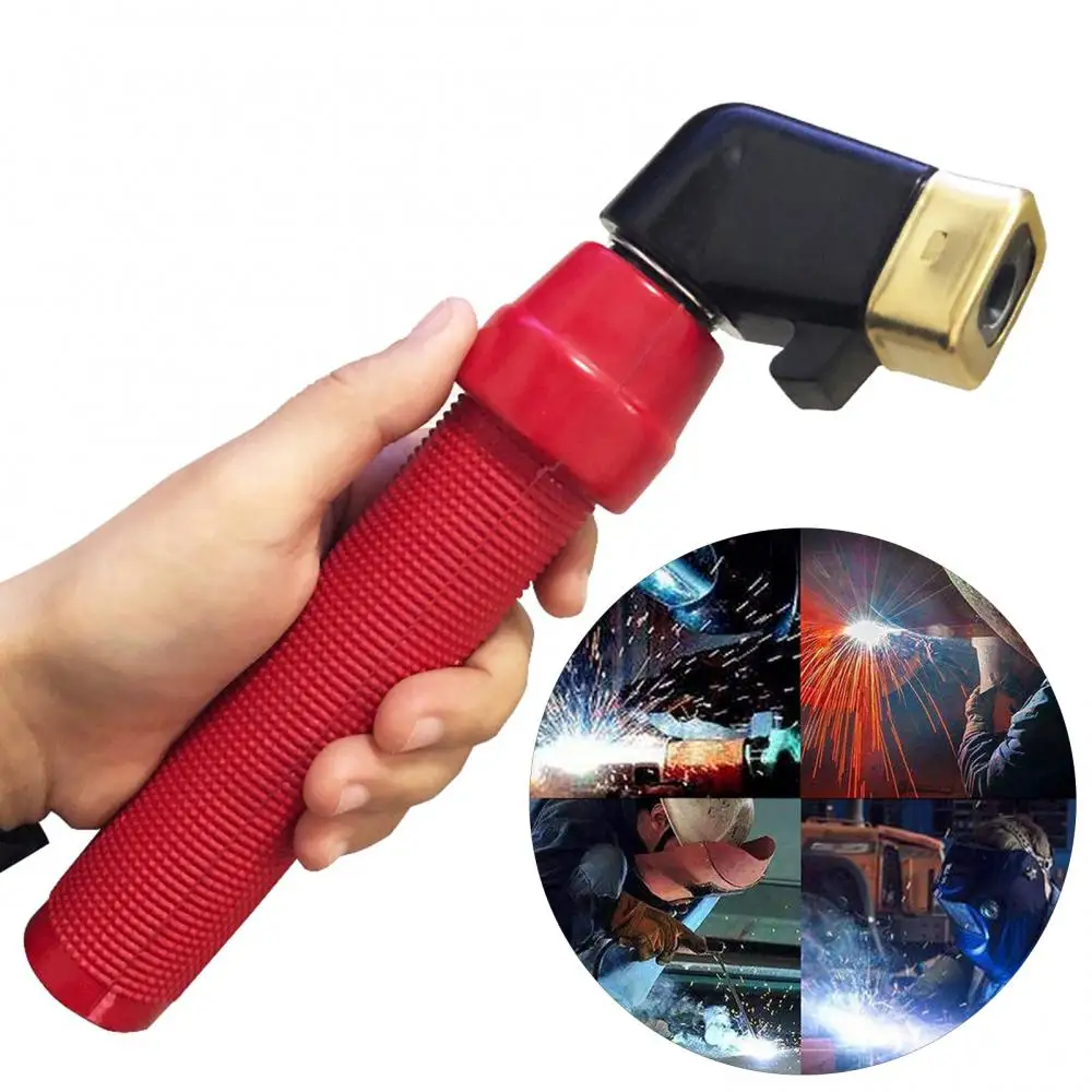 400A Twist Type Brass Electrode Holder Heavy Duty Clamp Durable and Wear-resistant for Welding Machine Heat-resistant