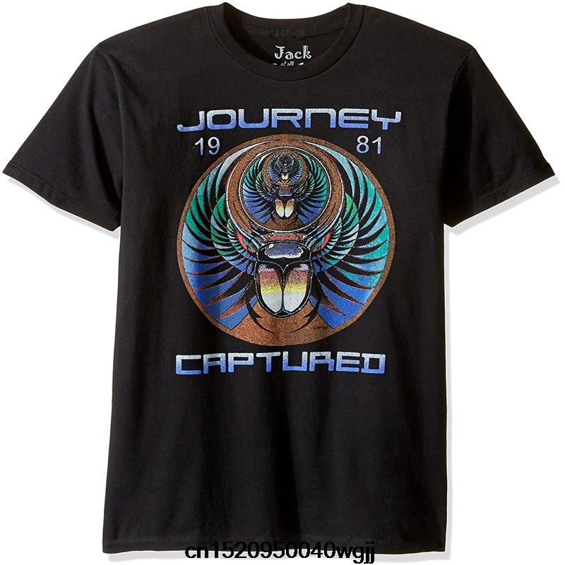Летний стиль модная мужская футболка Journey 1981 Мужская забавная Повседневная