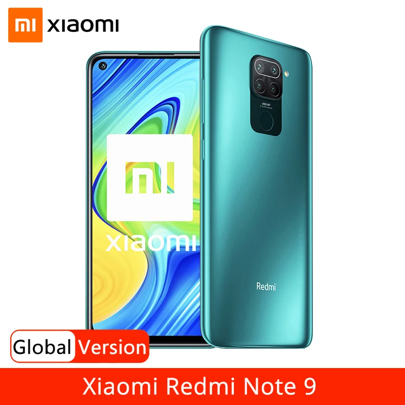 Глобальная версия Смартфон Xiaomi Redmi Note 9 128 ГБ NFC Восьмиядерный процессор MTK Helio G85
