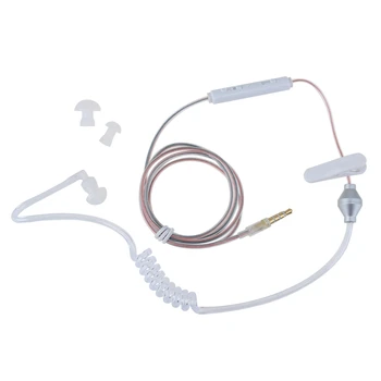 

Anti Radiation Proof Covert Acoustic Tube Earpiece 3.5mm Air Tube Earphone Headset for mobile Phone Android Cellphone