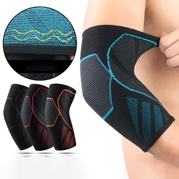 1 Pcs Ademende Compressie Handschoen Elleboog Brace Beugel Protector Voor Artritis Tennis Volleybal Gewichtheffen Arm Band 1 Pcs Ademende Compressie Handschoen Elleboog Brace Beugel Protector Voor Artritis Tennis Volleybal Gewichtheffen Arm Band