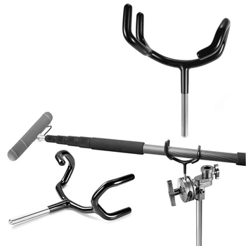 

SOONHUA Mic Stand Stainless Steel Boompole Holder Microphone Boompole Support Holders Microphone Accessories