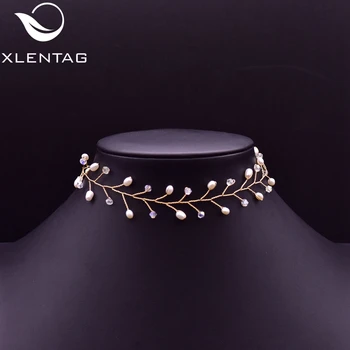 

XlentAg Romantic Natural Tree Branch Pearls Chokers Necklaces Plant Elements Women Crystal Anime Fashion Hip Hop Jewerly GN0197