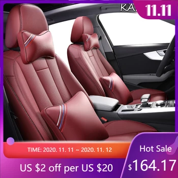 

KADULEE Custom Leather car seat cover for KIA Sportage Cadenza SHUMA Carens Borrego Opirus Sorento Niro Automobiles Seat Covers