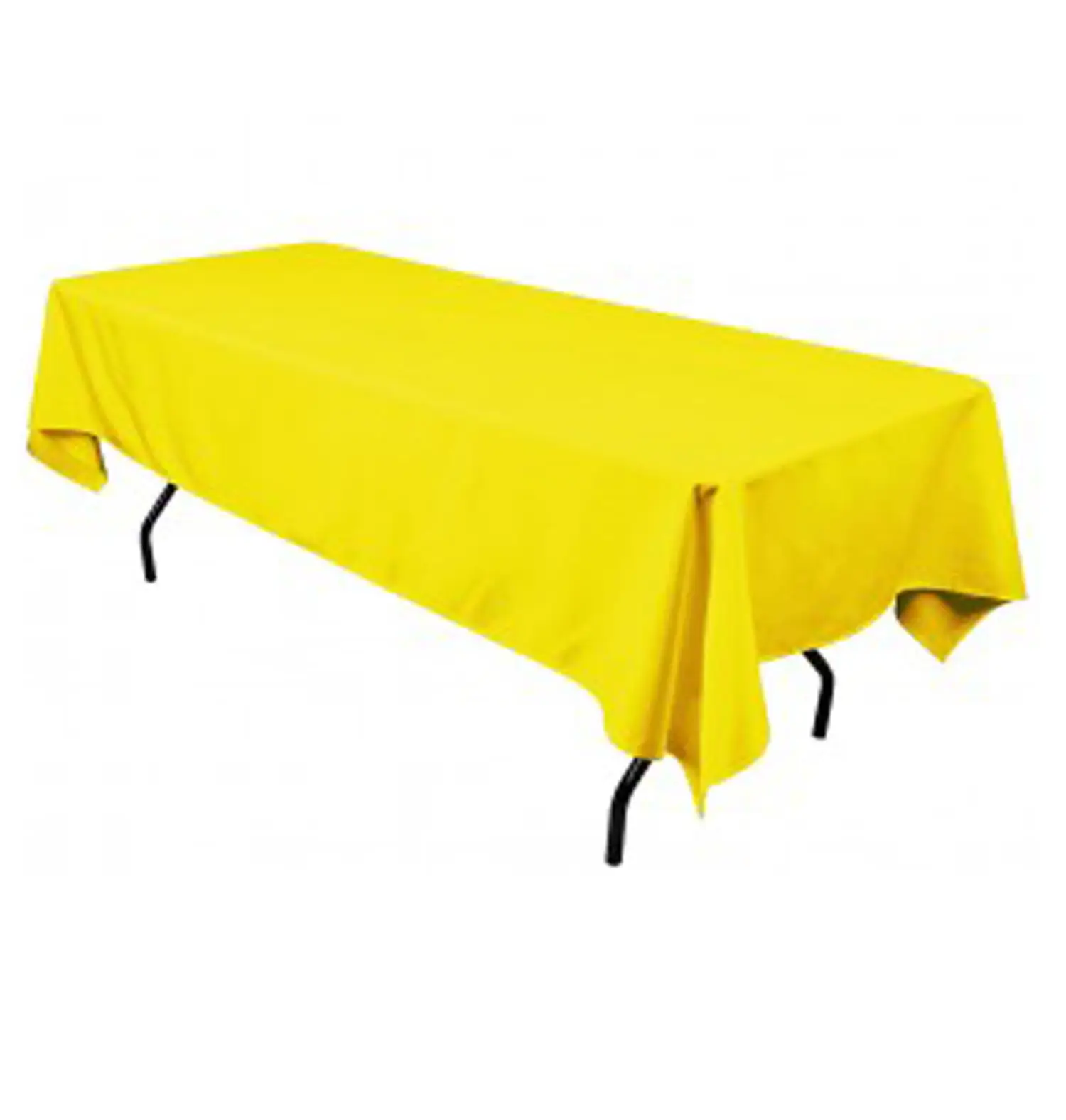 yellow 1 шт. 145x304 см прямоугольная атласная Скатерть, белые скатерти для отелей на Рождество, свадьбу, банкетные вечерние скатерти - Цвет: yellow