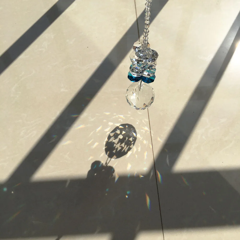 30 мм Хрустальное окно солнцезащитный Ловец коллекция бисера Suncatcher домашний и садовый декор Радужный производитель, прозрачные хрустальные призмы