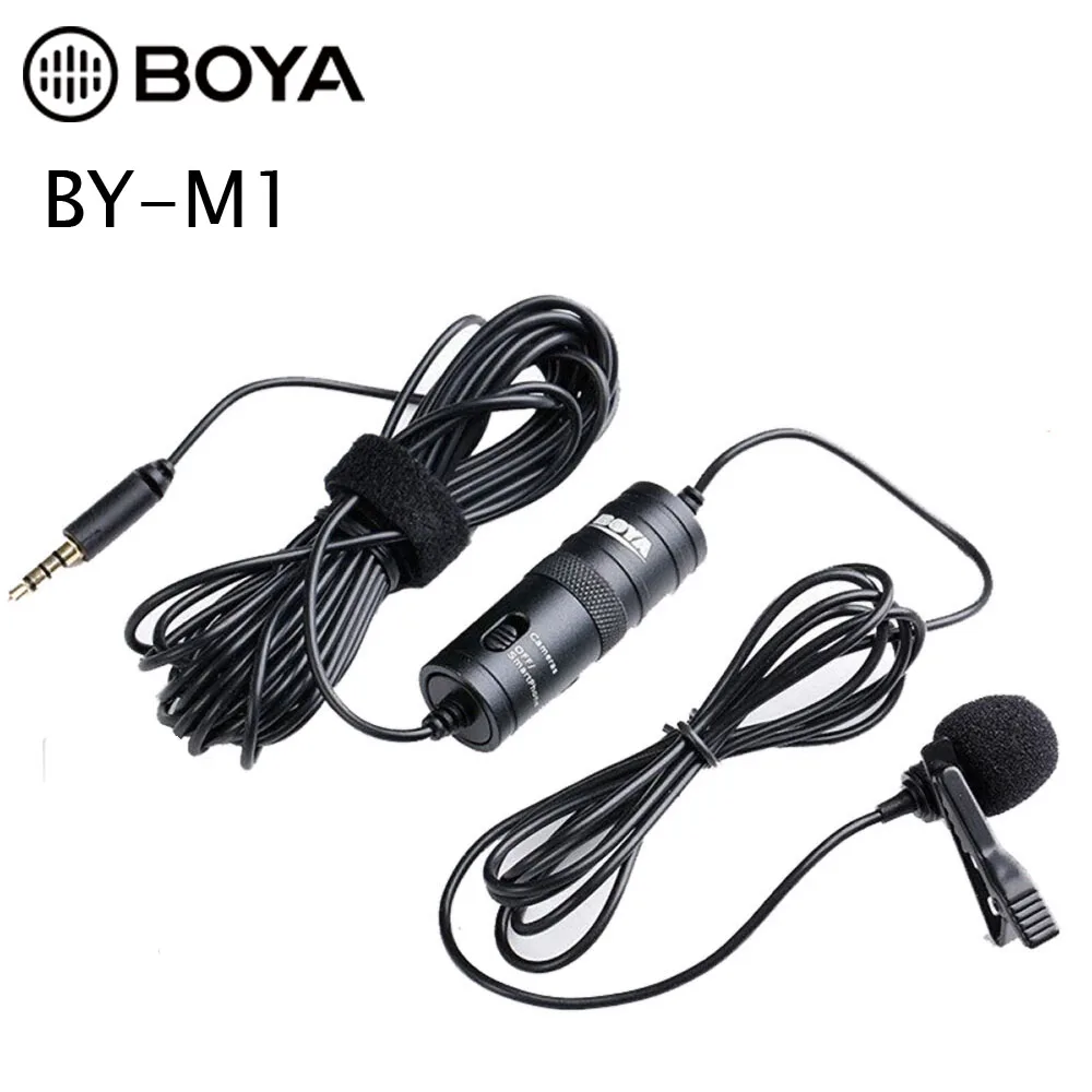 BOYA BY M1 всенаправленный Lavalier микрофон для iPhone Android смартфон Canon Nikon Sony DSLR камера