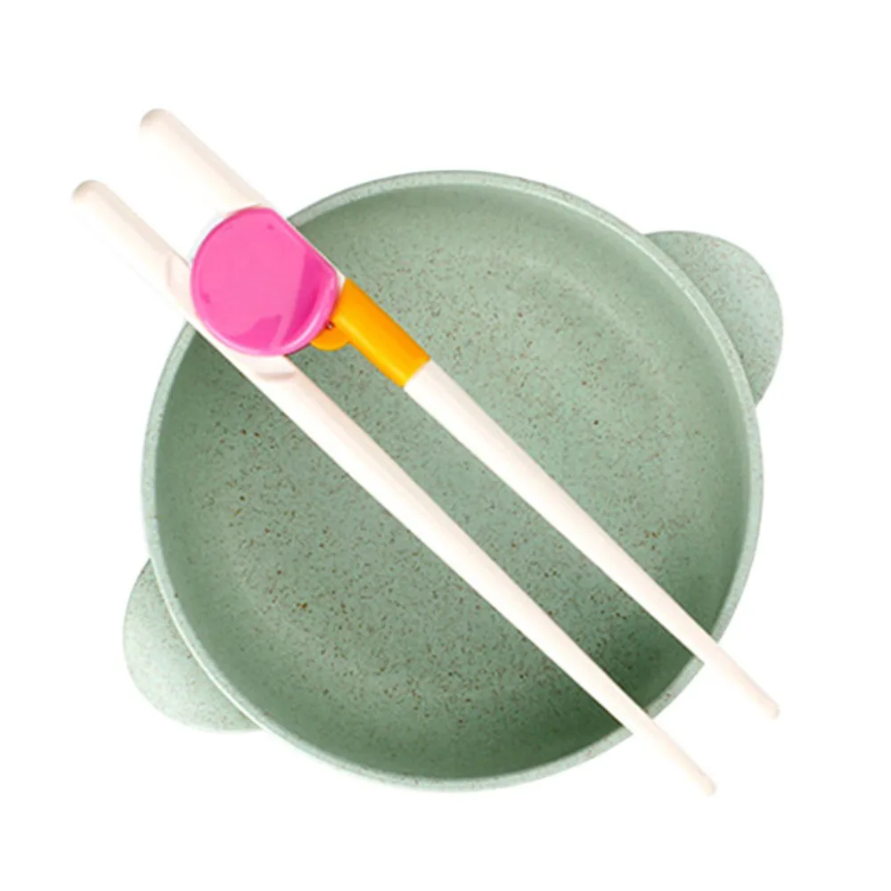 

A Pair/Set Children Chopsticks Kids Baby Enlightenment Learning Training Chopsticks Easy To Use Chopsticks For Beginner
