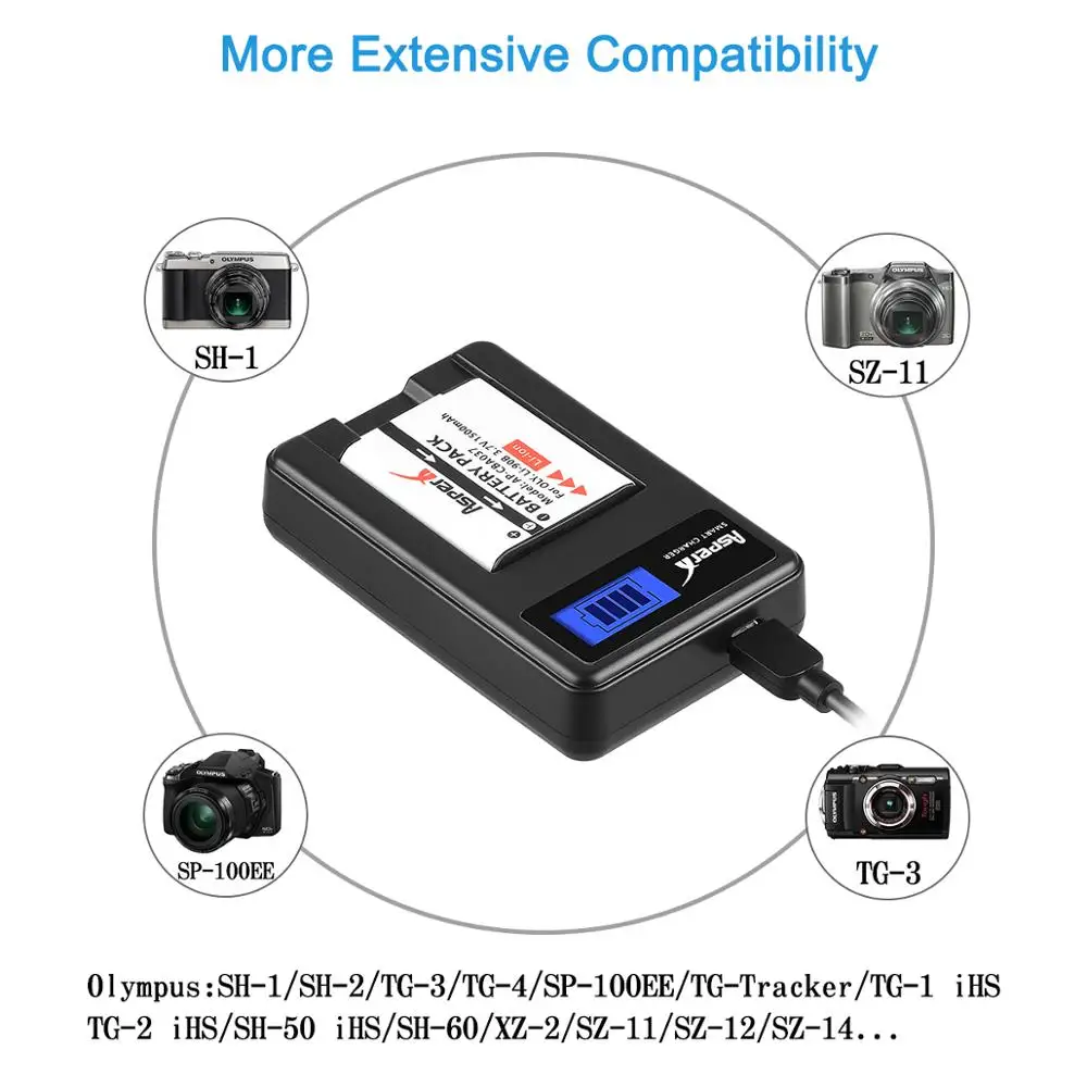 Li 90B 92B литий ионный аккумулятор + ЖК зарядное устройство для Olympus XZ 2 SH 50 1 SP 100