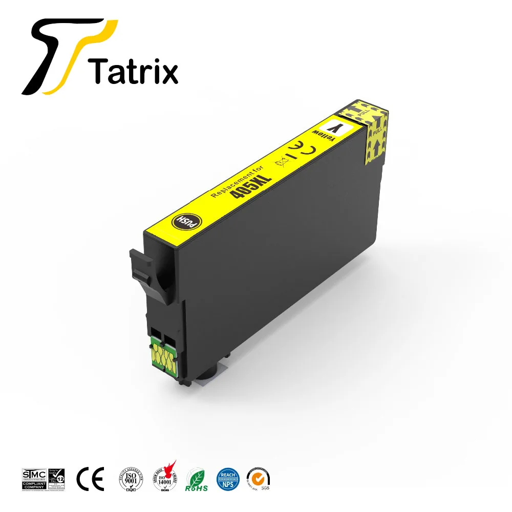 Cartucho de Tinta da Impressora Compatível Cor Premium Apto para Epson Workforce Pro Wf3820dwf Wf-3825dwf C13t05h14010 Tatrix para Epson 405xl - Imagem 6