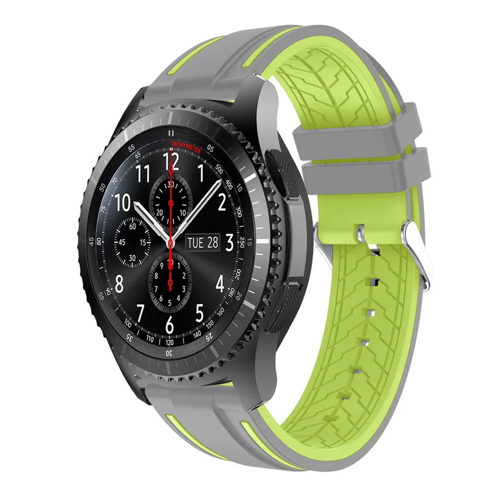 Ремешок для часов samsung gear S3 Fronti ремешок для часов Новая мода спортивный силиконовый браслет ремешок для samsung gear S3 Frontier
