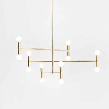 

Europe Chandelier Modern Simple Bedroom Lighting Villa Modern Creative Concise Style modern chandeliersGlass lampshade