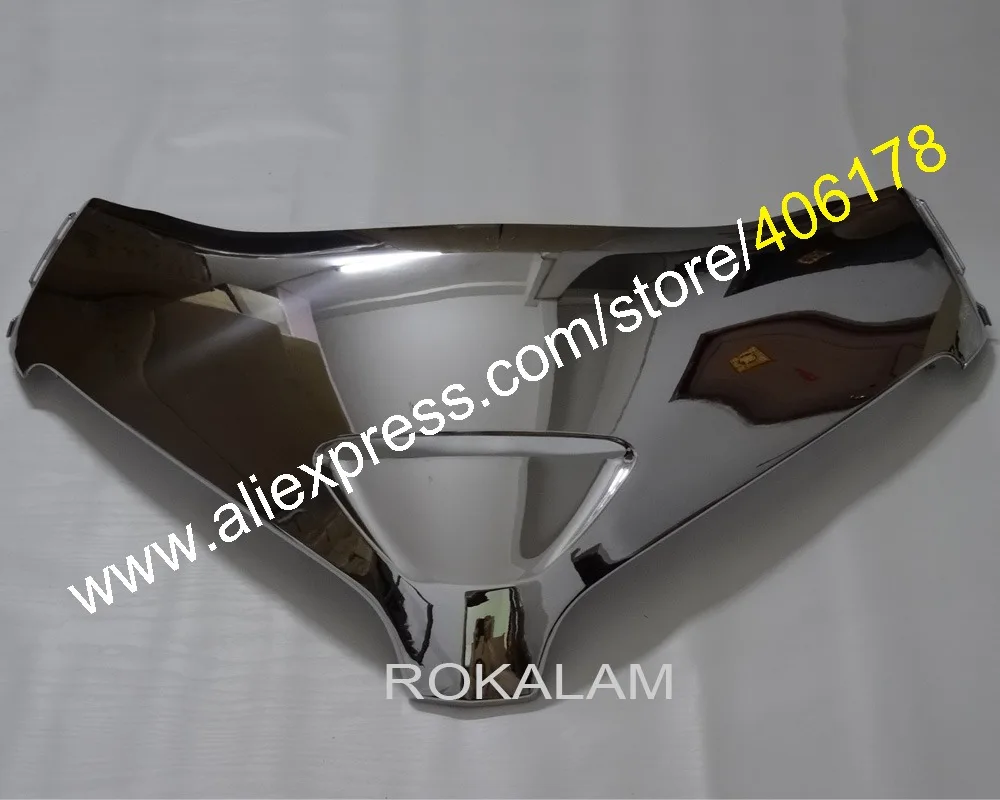 

Hot Sales,Goldwing GL1800 Chrome Parts For Honda GoldWing GL 1800 2001-2011 Head Front Windshield Panel Fairing Motorbike Cover