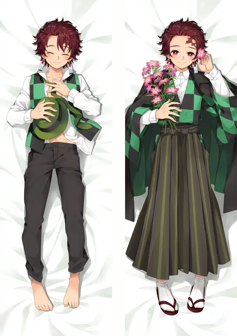 Убийца демонов: Kimetsu no Yaiba Kamado Tanjirou Косплей Подушка Dakimakura чехол обнимающий тело| |
