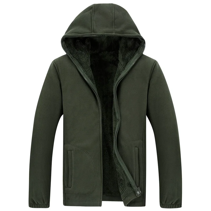Mountainskin, мужские толстовки, осенняя спортивная одежда, повседневная толстовка, флисовые куртки, Мужское пальто с капюшоном, Мужская брендовая одежда 7XL 8XL SA841 - Цвет: Green