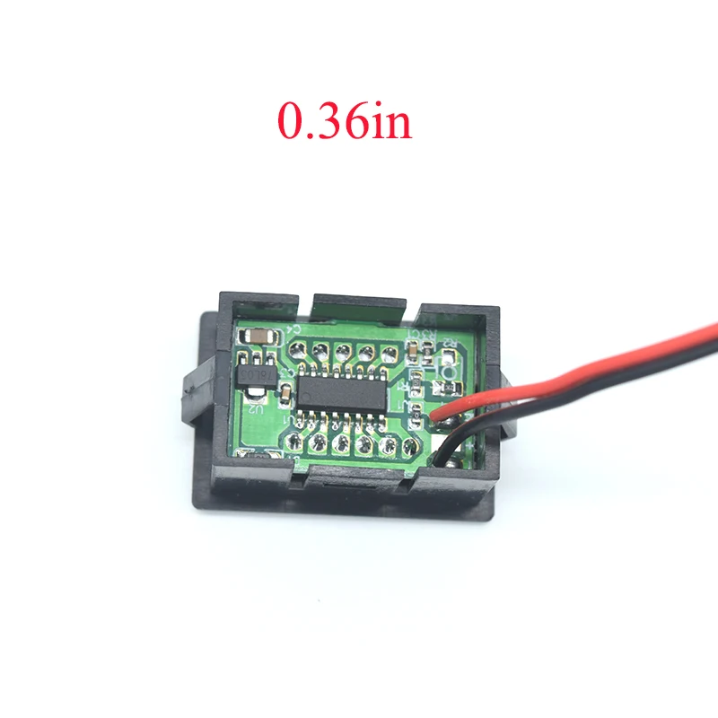 Мини цифровой вольтметр постоянного тока 4,5 в до 30 V 2-проводной миниатюрный светодиодный дисплей Напряжение измерительный прибор для тестирования автомобиля Мотоциклетные батареи автомобиля