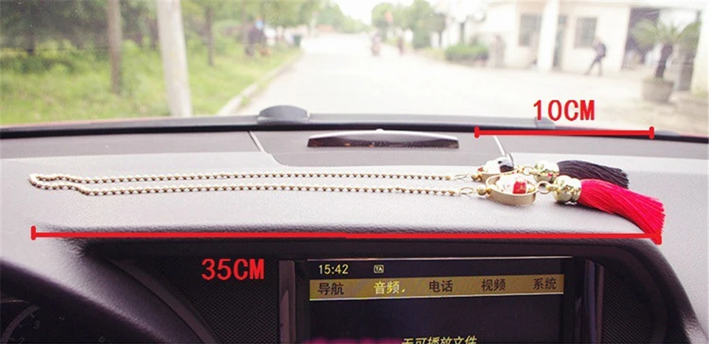 Автомобильная подвеска Lucky Cat, Автомобильная подвеска для зеркала заднего вида, безопасная Автомобильная подвеска, Автомобильная подвеска, аксессуары для салона автомобиля