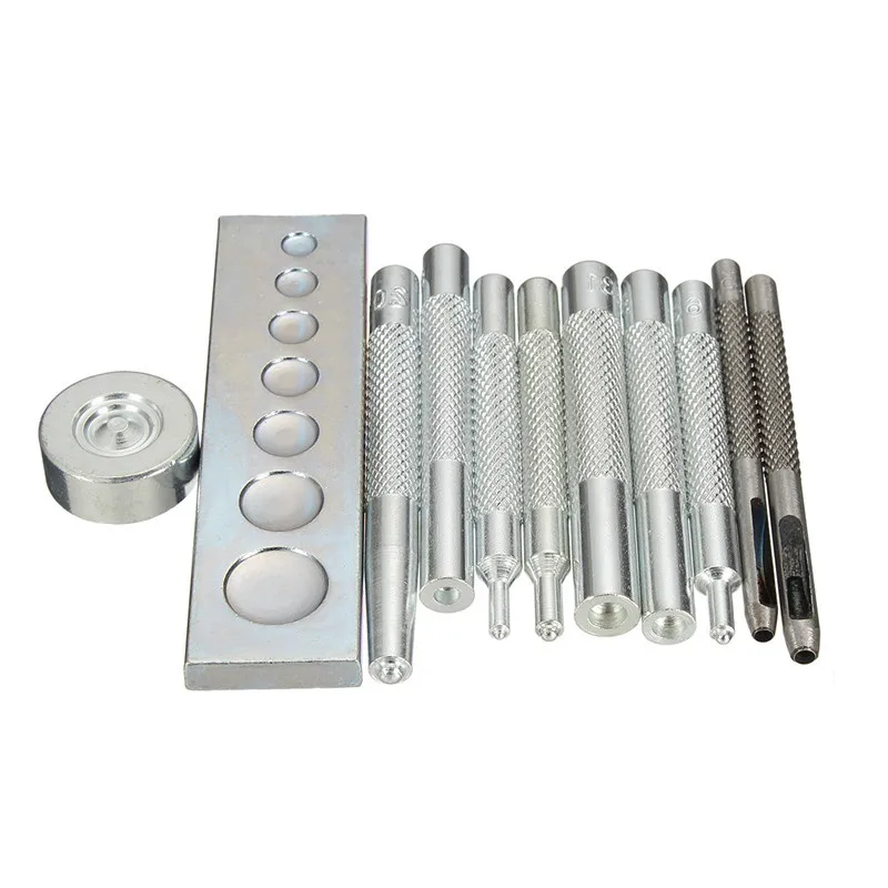 11 шт./компл. сделай сам практичное устройство для кожи инструмент Die Дырокол