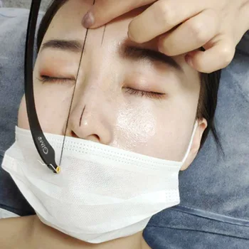 

Eyebrow Ruler with Strings Permanent Bow Arrow Line Ruler Microblading Stencil Eye Brow Drawing Tool for Eyebrow Tattoo Makeup