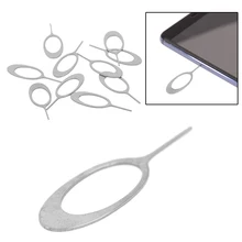 10 sztuk taca karty Sim wyjmowanie wysuń Pin klucz narzędzie igła ze stali nierdzewnej dla iPhone dla Samsung dla Huawei