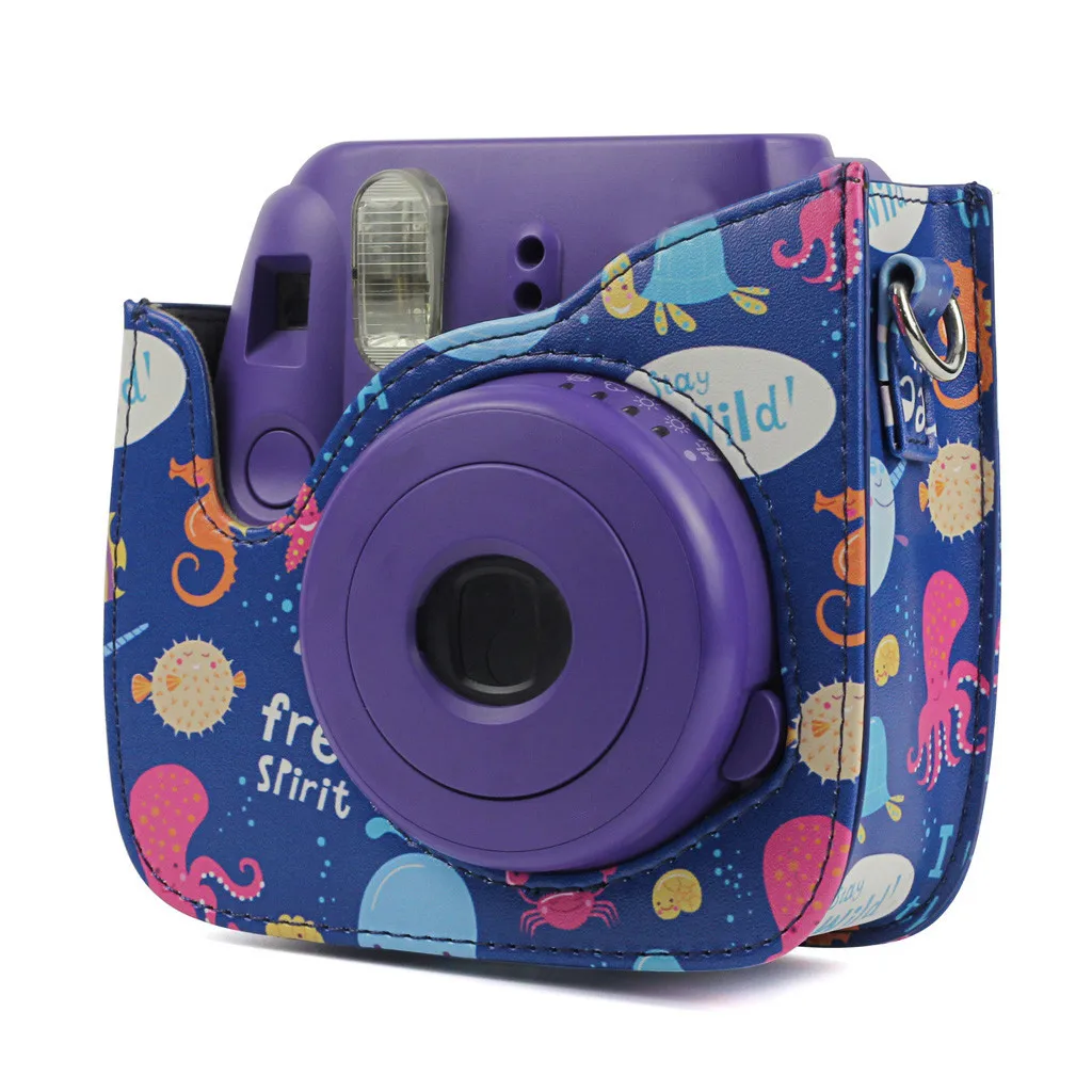 Защитный чехол для Fujifilm Instax Mini 9 8 8+ мгновенная пленка для камеры Сумка плечевой ремень аксессуары для мгновенной камеры