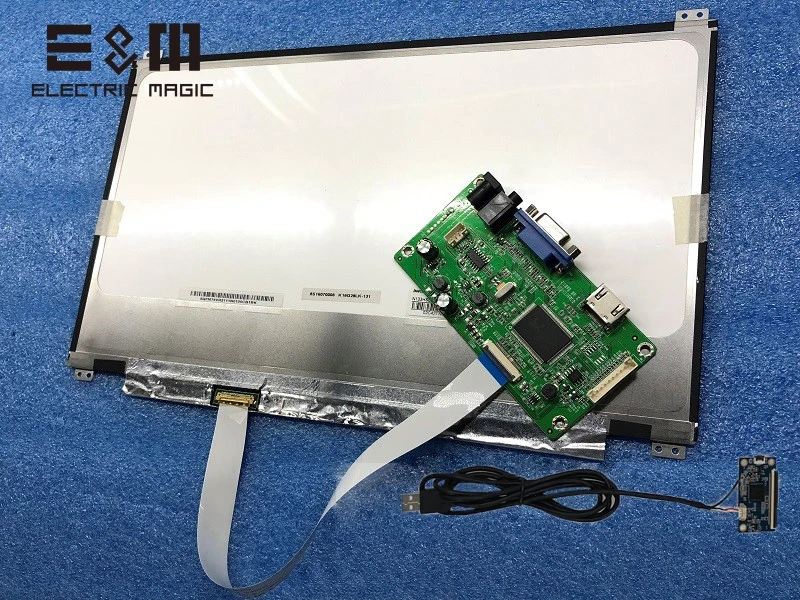 13,3 дюймов ips 1920*1080 Емкостный сенсорный экран ЖК-монитор HDMI VGA EDP приводная плата для автомобиля Raspberry Pi дисплей модуль DIY комплект