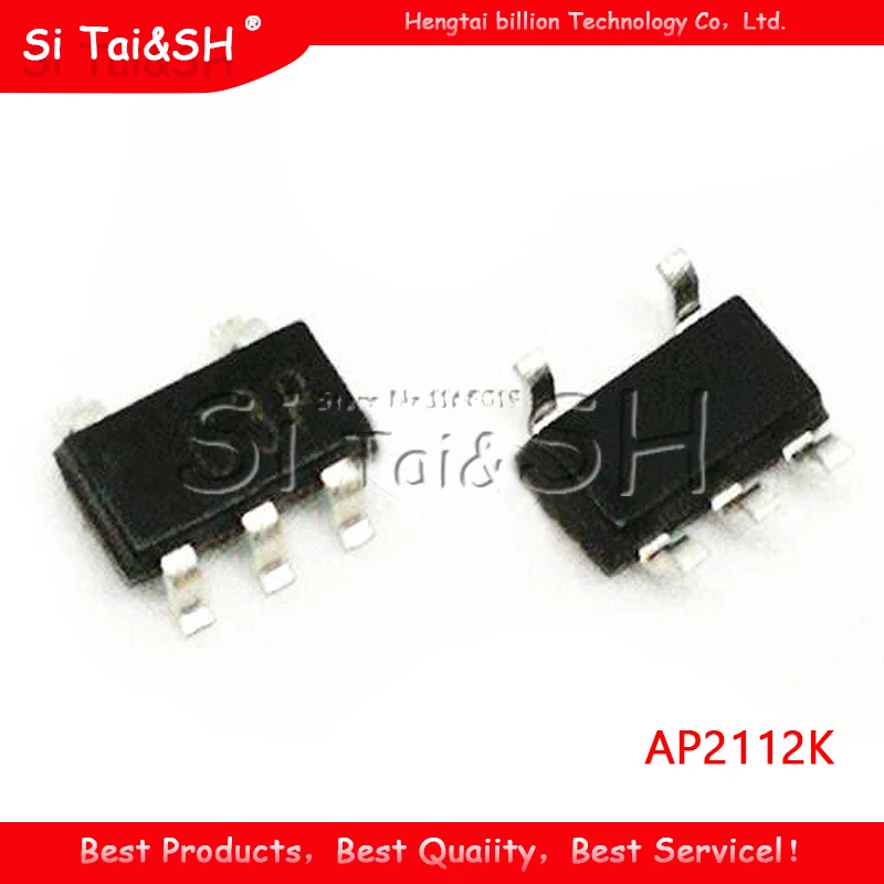 10 шт. Φ 3 V 0.6A SOT25 2112 AP2112 AP2113K AP2112K-3.3 | Электронные компоненты и принадлежности