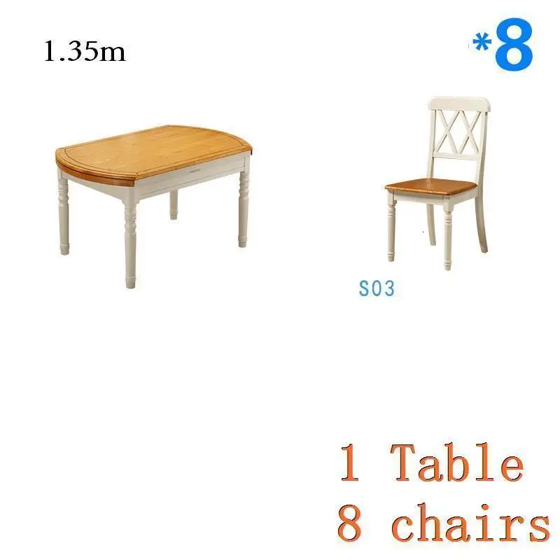 Number 8 Redonda Comedores Mueble Eettafel, яслях Moderne Esstisch Кухня деревянные круглые De Jantar табло бюро столешница для обеденного стола - Цвет: Number 8