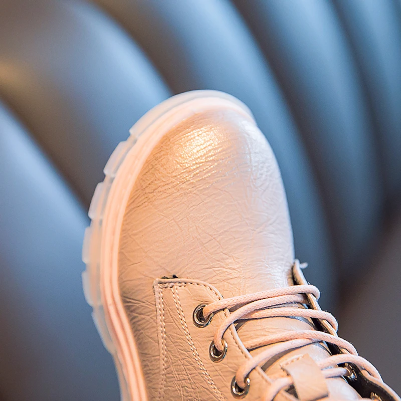 Ботинки для девочек новинка 2019 корейские модные ботинки мальчиков зимняя