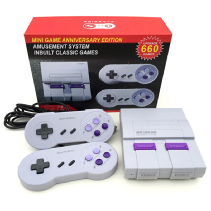 

Mini game classic 8-bit retro game family TV game console with built-in 660 game AV video game console