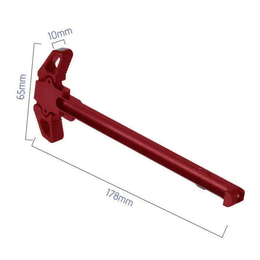 lower price  Red Loading Lever Dual Use Butterfly Pulling Handle Turning Charging Handle Kid Toy Accessories Out