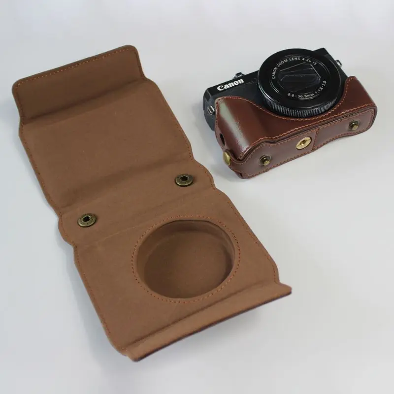 Сумка на плечо из искусственной кожи для Canon Powershot G7X Mark 2 G7X II G7X2 G7X3