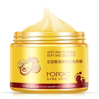 

ROREC 180g Shea Butter tender massage exfoliator foot cream moisturizing Remove smelly feet skin care