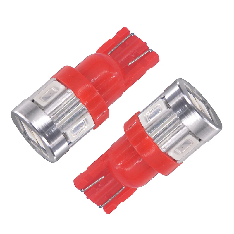 500 шт. T10 W5W 6 светодиодный 5630 SMD168 клина автомобиля Замена обратный инструмент Панель лампы для Габаритные огни 12В