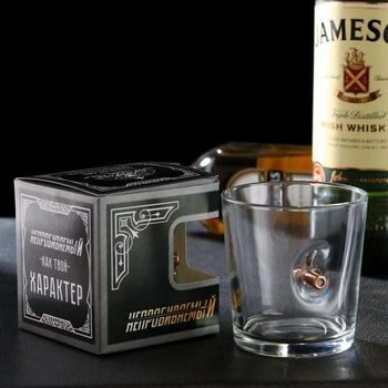 

Glass "Impenetrable", with a bullet, for whiskey, 250 ml 5208251