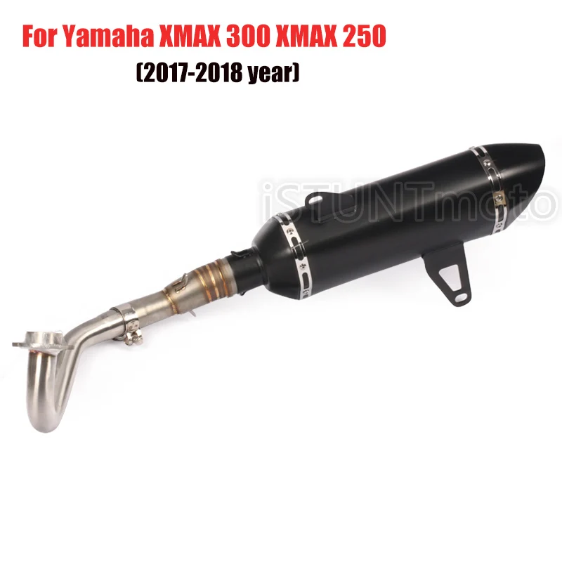Слипоны для Yamaha XMAX250 300 XMAX300 мотоциклетные Akarapovic полная выхлопная система передняя средняя труба с глушителем