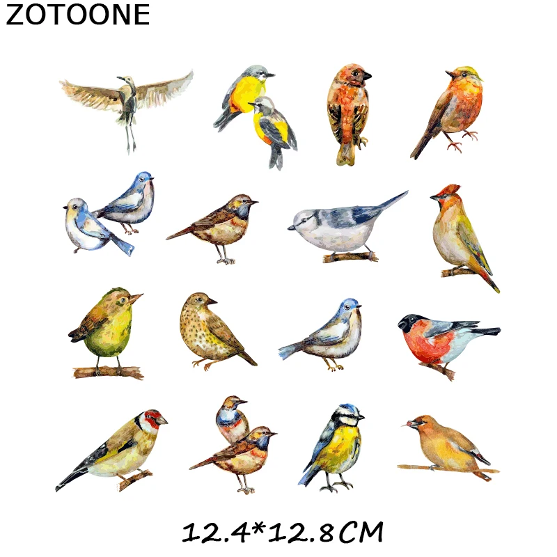 ZOTOONE нашивка в виде животного, кошки, совы, железная переводная наклейка для одежды, самодельная футболка, термопереводная аппликация, наклейка "рыба" E - Цвет: 95